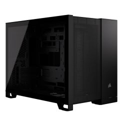 Corsair 2500D Airflow Dual Chamber Gaming Case w/ Glass Window, Micro ATX, Fully Mesh Panelling, USB-C, Asus BTF Compatible, Black Corsair 2500D Airflow Dual Chamber Gaming Case w/ Glass Window, Micro ATX, Fully Mesh Panelling, USB-C, Asus BTF Compatible, Black